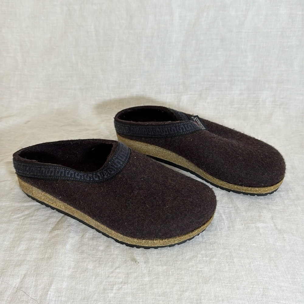 Stegmann Cork Clog Wool Plum Size 6.5
